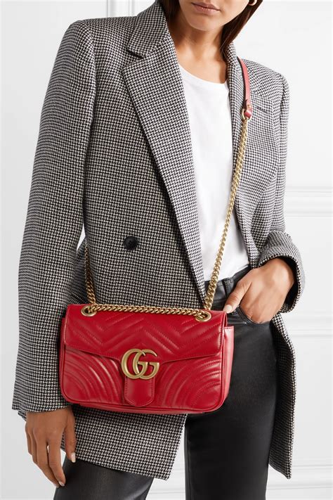 red gucci marmont belt bag|gucci marmont small shoulder bag.